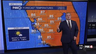 FORECAST: Another warm day tomorrow ahead of a Thanksgiving cold front