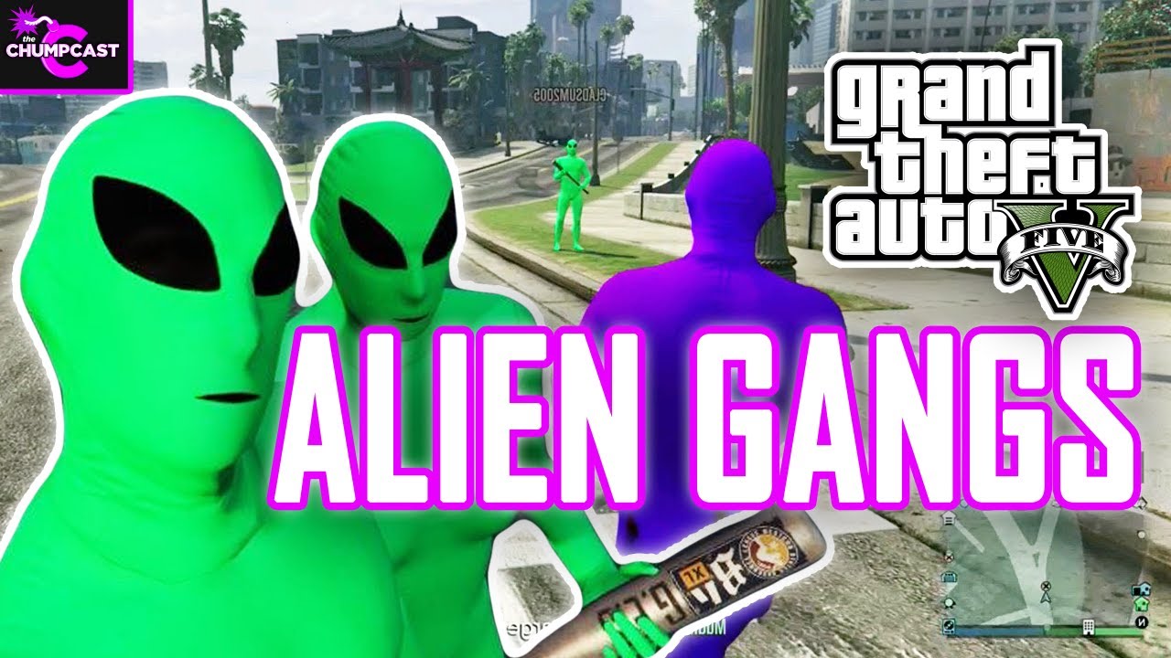 ALIEN GANGS BEATING UP EVERYONE IN GTA5 | Gaming News - YouTube