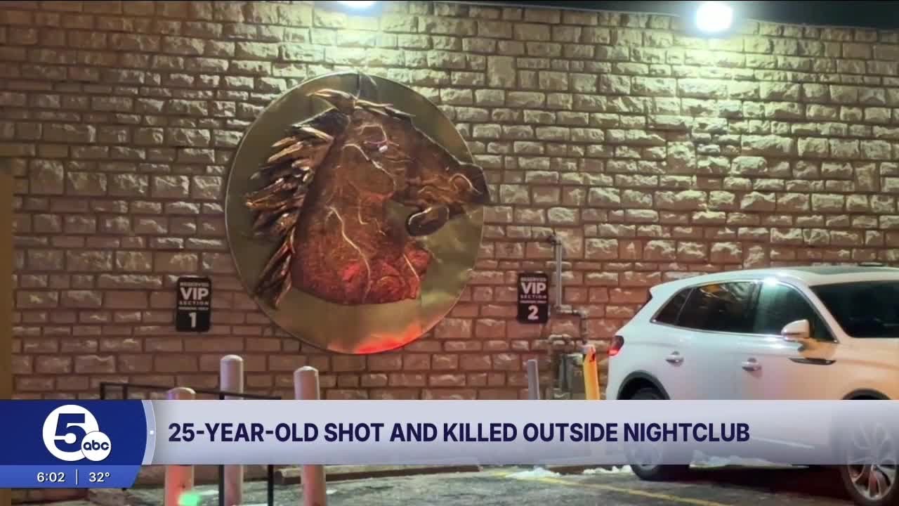 25-year-old shot, killed near Cleveland nightclub, police say