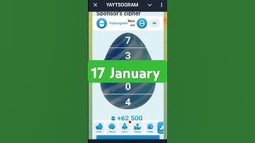 Yaytsogram 17 January Cipher Code | Today Yaytsogram Cipher Code #yaytsogram #airdrop #chiphercode