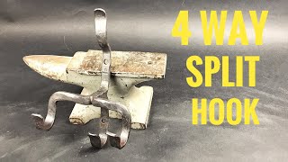 Forging a 4 way split hook - Hook of the Week 25