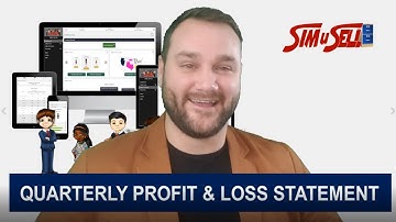 Quarterly Profit and Loss Statement on www.Simusell.com - Standard Reporting