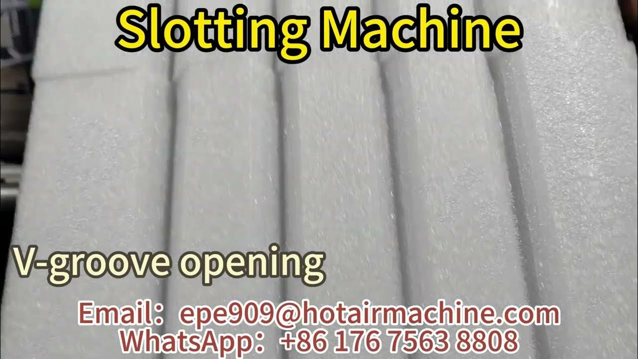 PE EPE Slotting Machine Foam Grooving Machine VGroove Cutter Foam