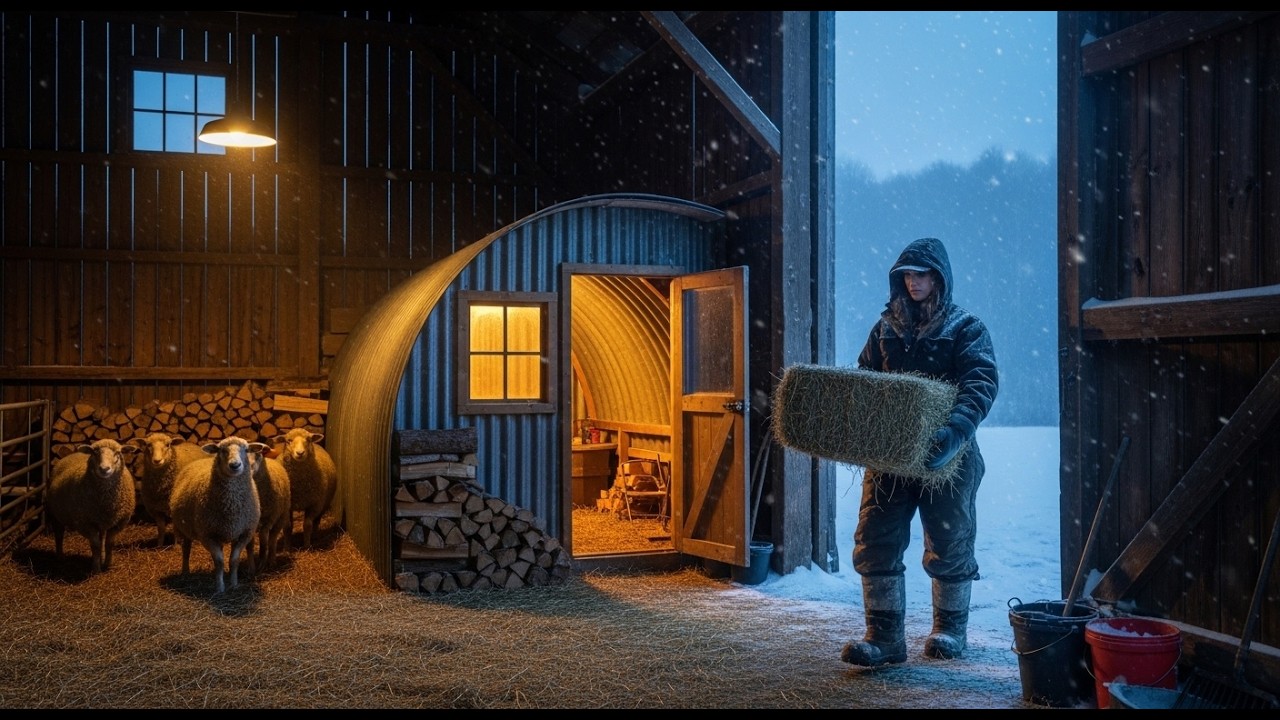 Come Costruì una Piccola Capanna Quonset nel Fienile per Proteggere la Sua Famiglia dalla Peggiore B