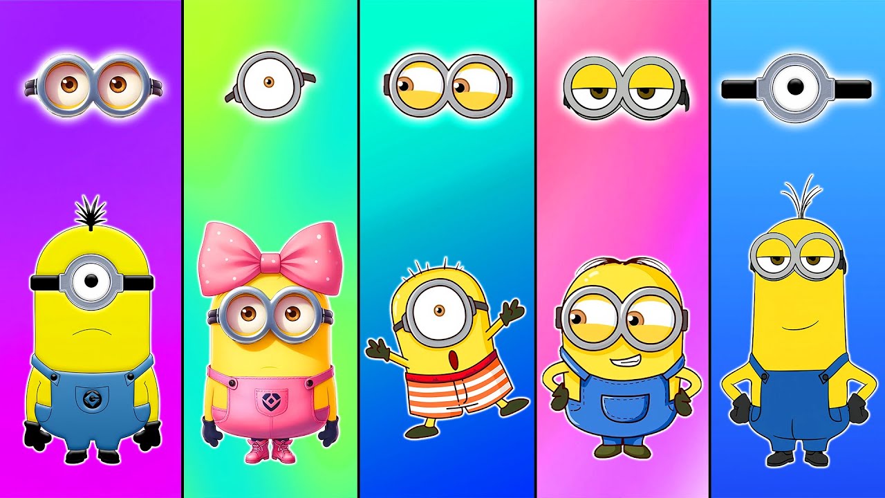 Minion Eyes : How Many Did You Miss? 👁️🔥 | Funny Minion ADM Animation