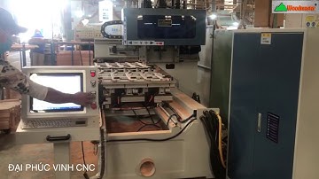 MÁY CNC MỘNG ÂM 5 Trục 2 hàng Phay-khoan-lắc Mộng Oval âm siêu nhanh