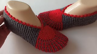 Kirmizi Gri̇ Çok Şik Oldu Bayan Pati̇k Modelleri̇ Yapilişi