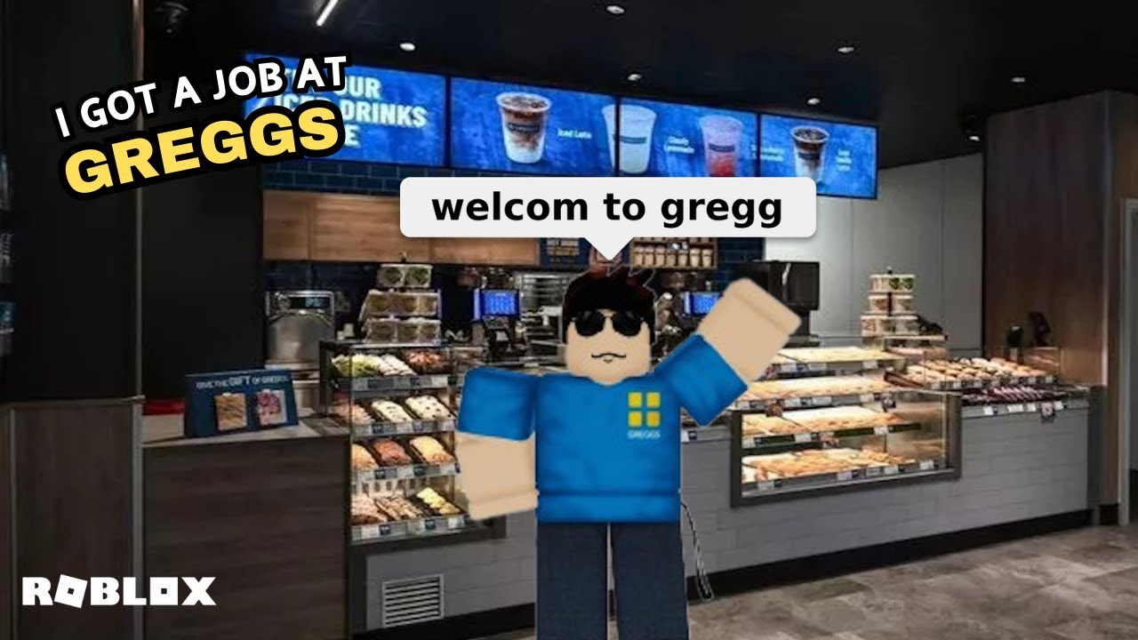I got a JOB at Greggs on Roblox