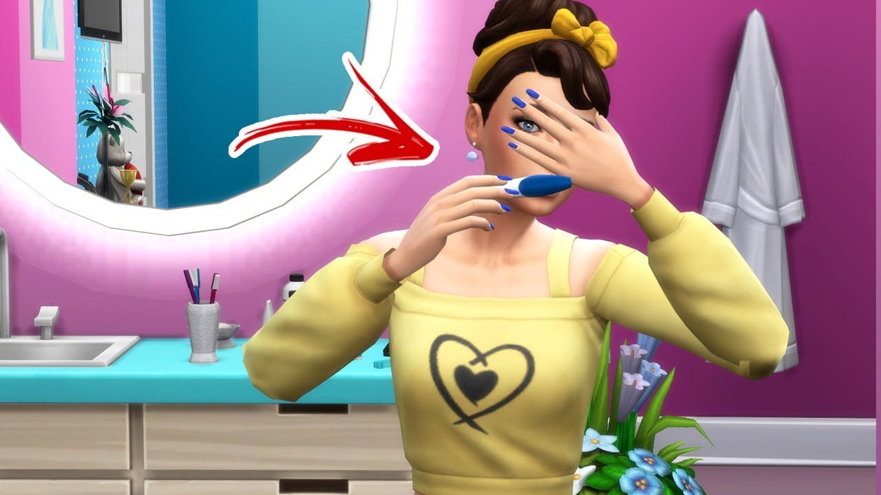 SURPRESA NO TESTE DE GRAVIDEZ 24 Irmãs Sobrenaturais The Sims 4