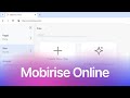 Mobirise Online - Generate and edit your website on-the-go!