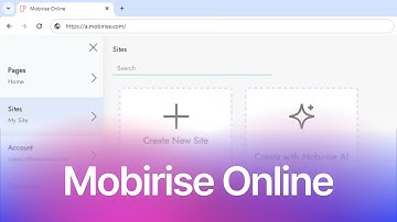 Mobirise Online - Generate and edit your website on-the-go!