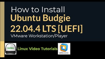 How to Install Ubuntu Budgie 22.04.4 LTS [UEFI] on VMware Workstation/Player
