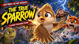 The True Sparrow |Brave Little Bird Saved Everyone | Emotional Hindi Moral Story | Cartoon Animation The True Sparrow |Brave Little Bird Saved Everyone | Emotional Hindi Moral Story | Cartoon Animation