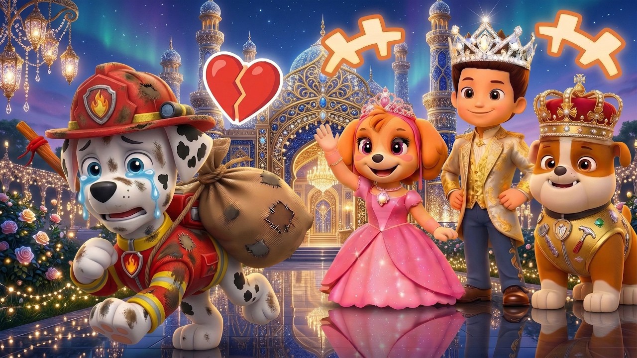 ¡OH NO! ¿MARSHALL abandonado por el rico RYDER? ¿Qué pasó? | Historia triste - PAw PaTRol en Español