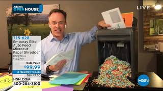 Embassy Elite Auto Feed 90Sheet Microcut Paper Shredder