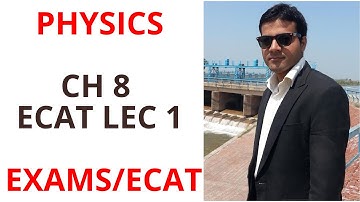 ECAT Lecture 1, CH 8 ,Waves ,1st Year Physics Preparation Ch 08,Lecture 1, Physics Entry Test Class