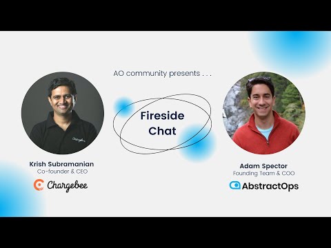 Fireside chat with Krish Subramanian, founder of Chargebee
