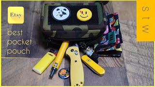 Best EDC pocket Pouch on Etsy ?? STW-  my yellow carry