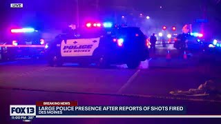 Large police investigation in Des Moines
