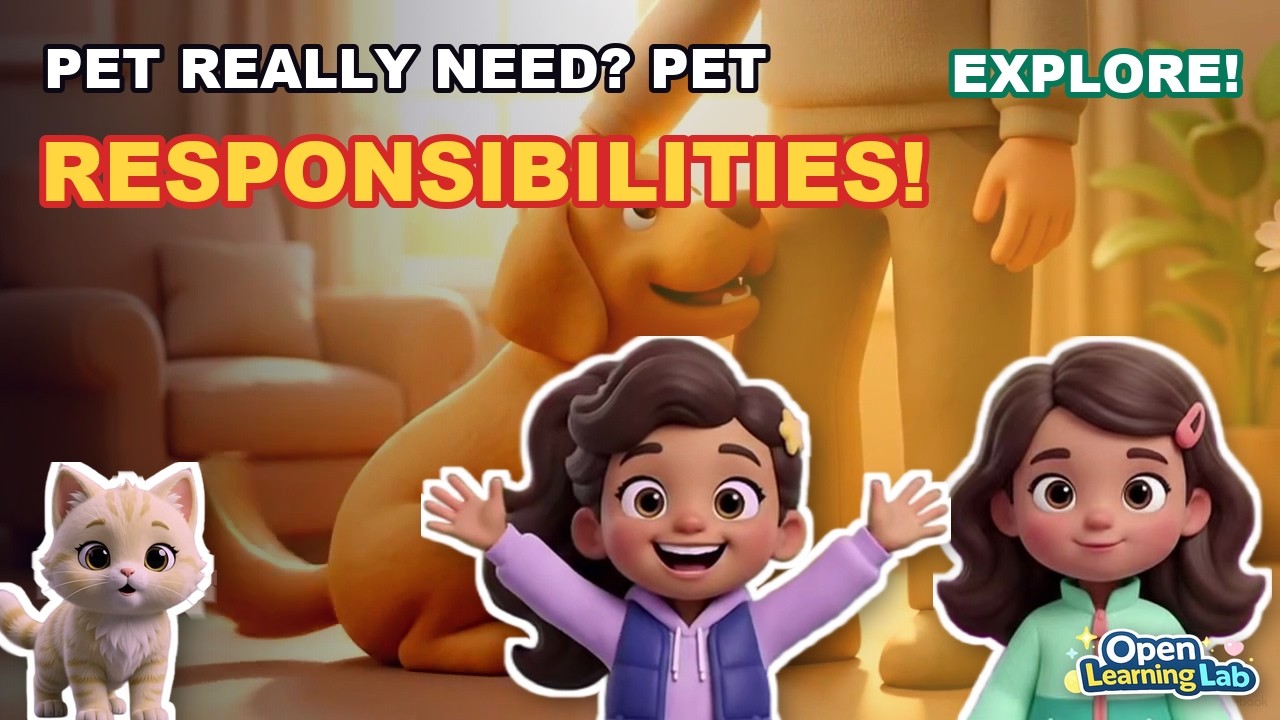 What Does a Pet Really Need? Pet Responsibilities for Kids