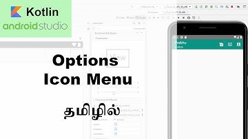 Options Icon Menu - Android Studio