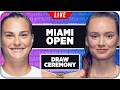 MIAMI OPEN 2026 Draw Ceremony LIVE Tennis Reaction Stream