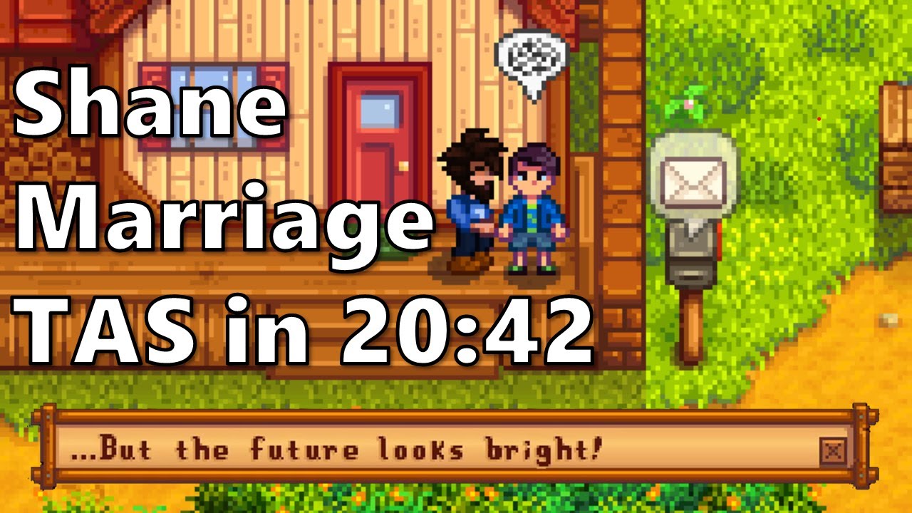 Stardew Valley Speedruns  Marriage% (Shane) Glitchless in 39:15 [WR] 