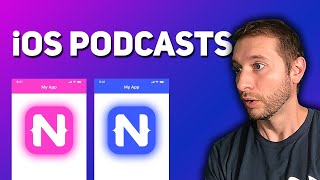 How to Create iOS Podcast Cover Art Animation with Inheriting Shadow Color | NativeScript Tutorial