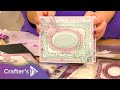 Sara Signature Vintage Lace Provence Frame Cut & Emboss Folder tutorial