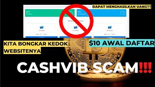 CASH VIB SCAM!!!! JANGAN PERCAYA SAMA WEBSITE PENGHASIL UANG INI!