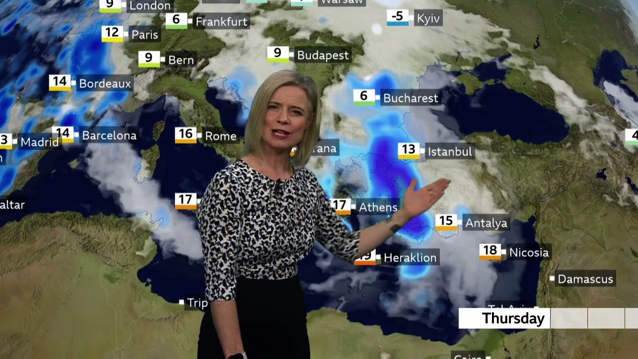 BBC Weather today in Europe - February 5th 2026