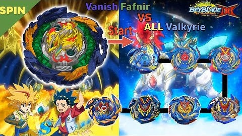 베이블레이드 버스트 DB 배니쉬 파브닐 VS 올 발키리 ベイブレードバーストDB 【Vanish Fafnir VS ALL Valkyrie】 Beyblade Burst DB