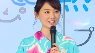 おのののか浴衣姿を披露！ルー大柴は「ギンギラギンで」「熱中症ゼロへ」プロジェクト2015年プレス発表会1　#Nonoka Ono　#Lou Oshiba