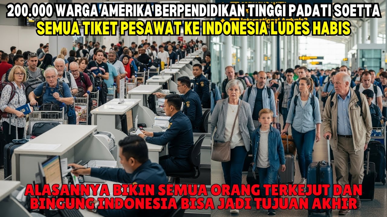 200.000 Warga Pendidikan Tinggi Amerika Berbondong-bondong Mendarat Di Indonesia! Ternyata Alasannya