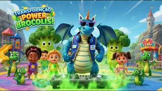 🥦 Broccoli Makes You Strong Like a Dragon! 🐉 Healthy Food Dance Song for Kids | DJ Lulu