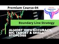 Boundary line strategy  100 win rate  pure price action  trade with iitian