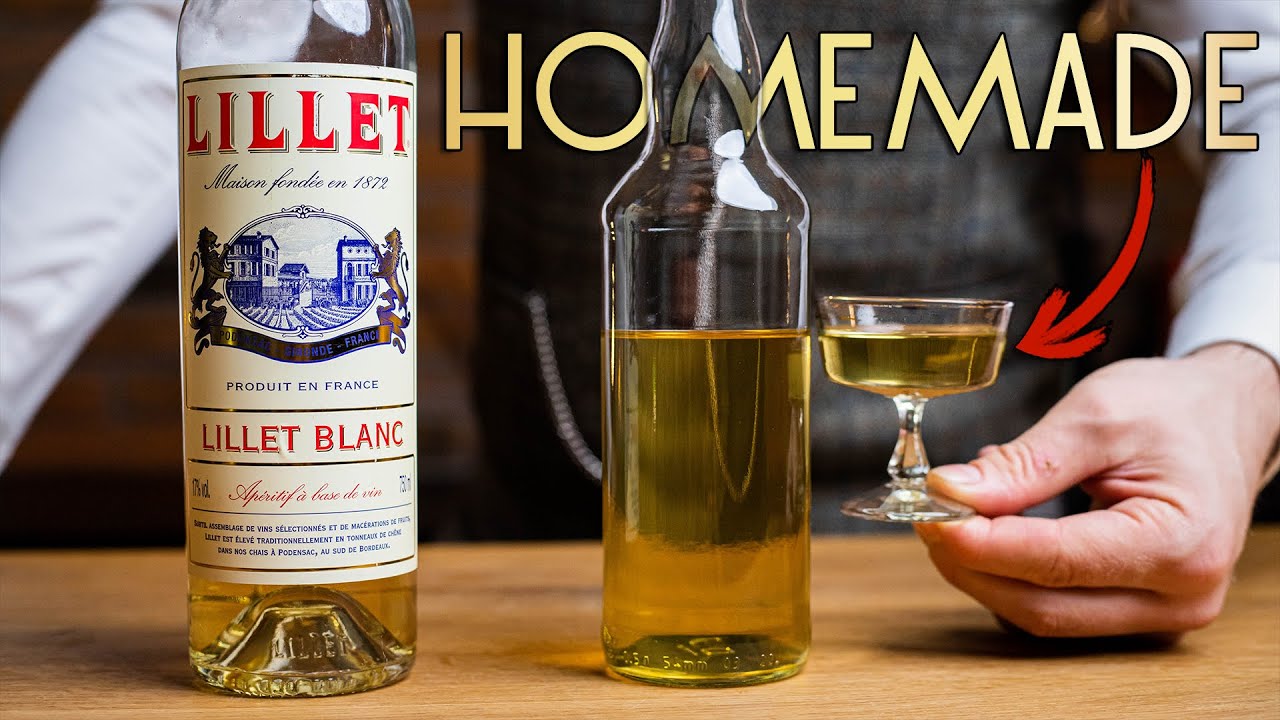 Don't Have Lillet? Make your own Homemade Bianco Vermouth