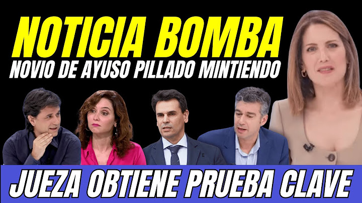 ESTOCAZO al NOVIO de AYUSO, JUEZA TIENE PRUEBAS DATOS FALSOS de su DECLARACIÓN