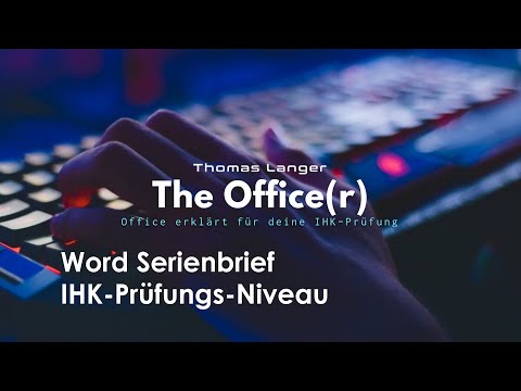 Serienbrief IHK Prüfungs-Niveau