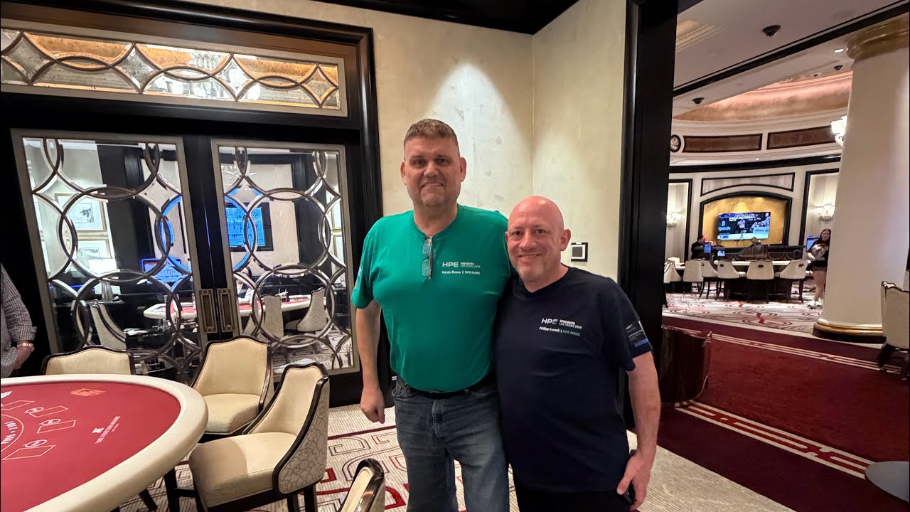 Hardy and Phillip visit the Venetian from Switzerland
