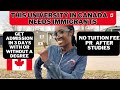 Move to canada  for free with or without a degree  guaranteed pr pathway