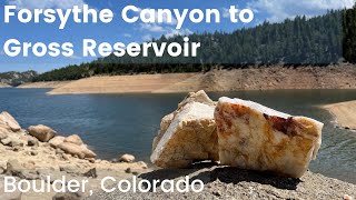 Hiking Forsythe Canyon to waterfall and Gross Reservoir (Boulder, Colorado)
