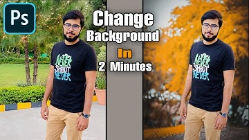 CHANGE BACKGROUND in Photoshop 2020 - Background Change Easy Technique ( Photoshop Tutorial )