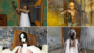 All New Jumpscares Of Granny, Grandpa, Slendrina & Slendrina's Mom | Granny New Update 1.8