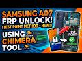 SAMSUNG A07 FRP UNLOCK NEW METHOD BY TESTPOINT ANDROID 15/16