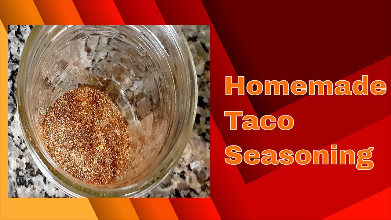 Homemade Taco Seasoning YouTube