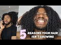 5 REASONS YOUR HAIR ISN'T GROWING!