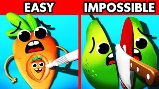 EASY vs IMPOSSIBLE FRUIT SURGEON