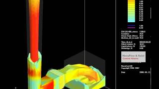 Casting simulation with ceramic filter in NovaFlow&Solid CV