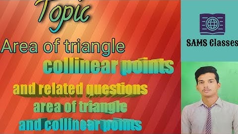 Class 12 Maths || Determinants || Part 4 || Area of Triangle